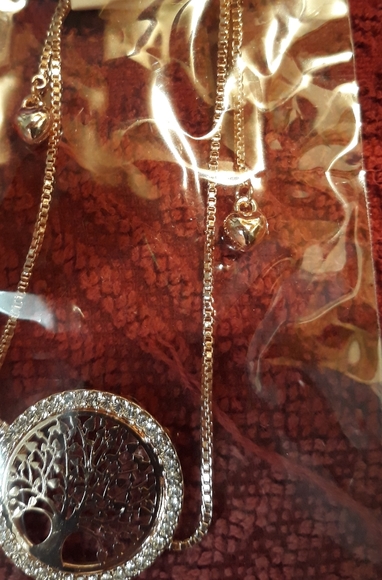 Rose gold Tree Of Life Adjustable Bracelet NEW Crystal Rhinestone  Charm - Picture 6 of 10